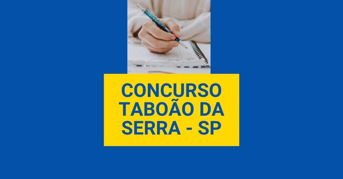 Concurso Prefeitura De Tabo O Da Serra Sp Edital Abre Vagas Na