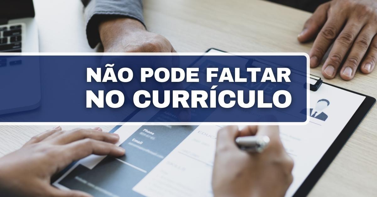 Em Busca De Emprego Veja Coisas Que N O Podem Faltar No Curr Culo