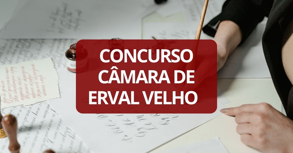 Concurso C Mara De Erval Velho Sc Edital E Inscri Es