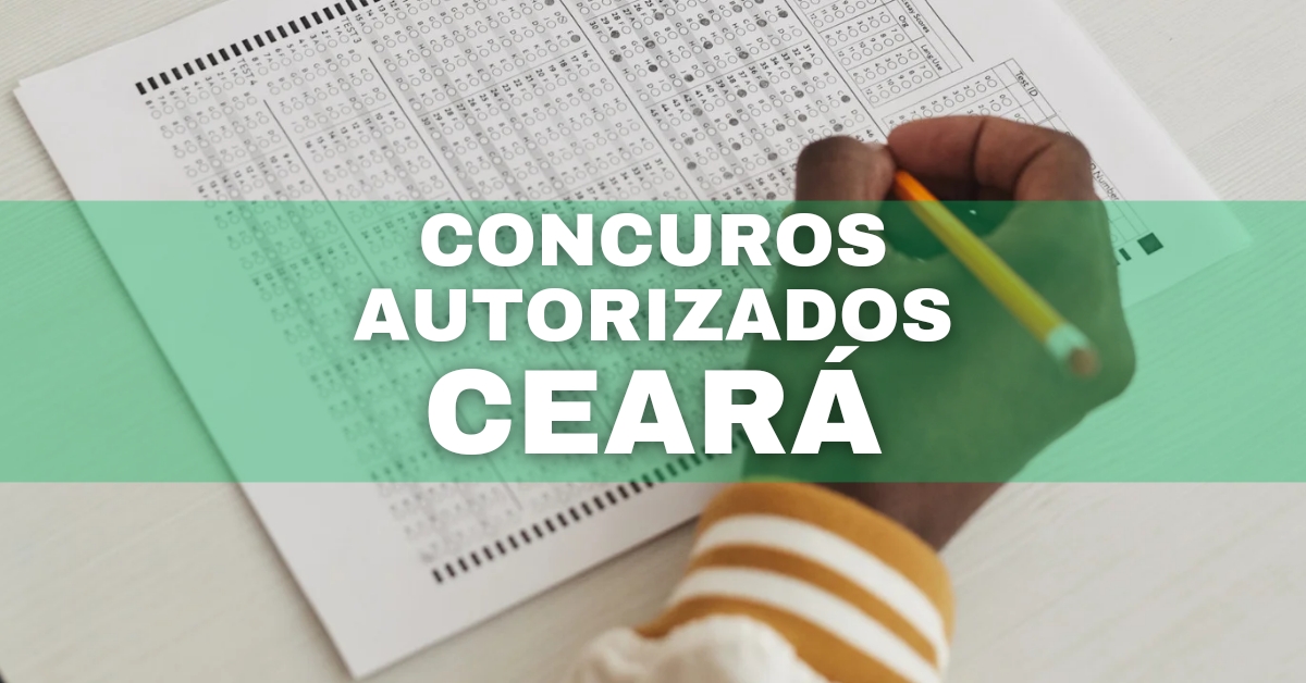 Concursos CE governo do Ceará anuncia pacote de editais