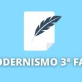 Modernismo 3ª fase: característica e principais autores