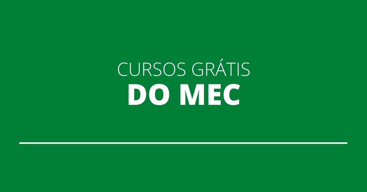 CURSOS GRATUITOS SÃO RECONHECIDOS PELO MEC? 