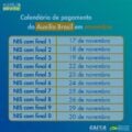 Calendário Auxílio Brasil para o mês de novembro; confira todas as datas