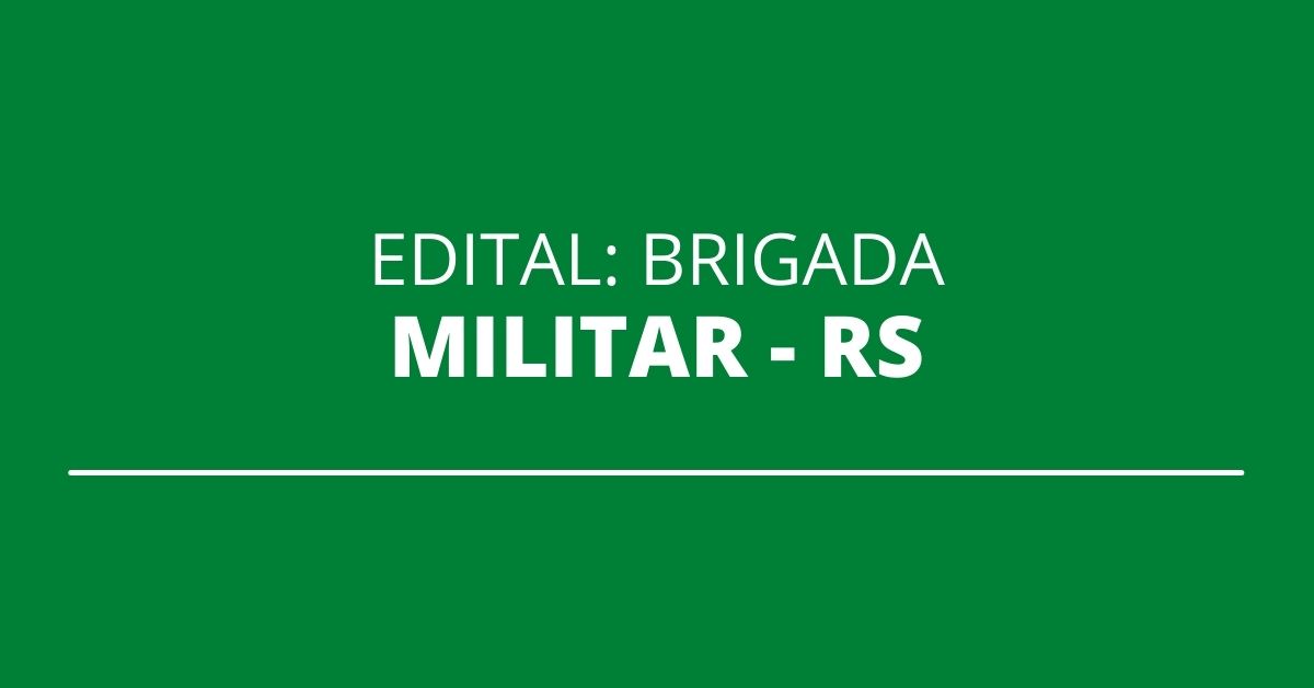 Edital BM-RS