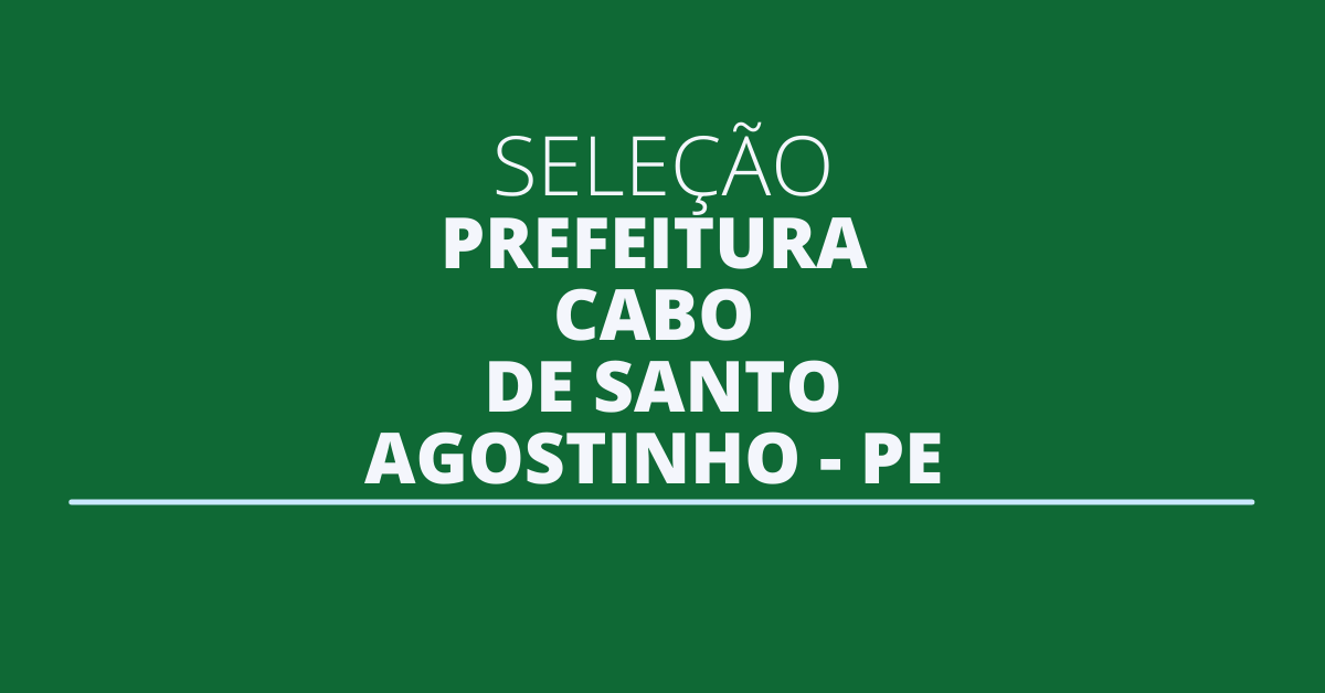 Prefeitura do Cabo de Santo Agostinho