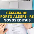 Concurso Câmara de Porto Alegre – RS: remuneração de até R$ 21.506,85