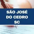 Concurso Prefeitura de São José do Cedro – SC abre vagas com ganhos de até R$ 6,7 mil