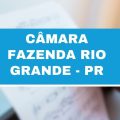 Concurso Câmara de Fazenda Rio Grande – PR: novo cronograma; até R$ 4,9 mil