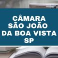 Concurso Câmara de São João da Boa Vista – SP: iniciais de R$ 3,5 mil