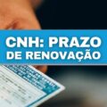 CNH: como fica o prazo de renovação do documento neste ano?