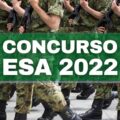 Concurso ESA Exército, com 1,1 mil vagas, encerra inscrições em breve
