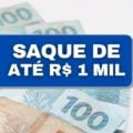 Saque FGTS de até R$ 1 MIL: veja calendário com as datas restantes