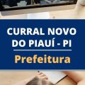 Concurso Prefeitura de Curral Novo do Piauí – PI: 62 vagas em quatro secretarias