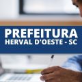 Concurso Prefeitura de Herval d’Oeste – SC: até R$ 17.923,82 mensais