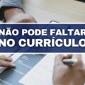 Em busca de emprego? Veja 7 coisas que não podem faltar no currículo