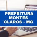 Prefeitura de Montes Claros – MG: novo cronograma para 371 vagas