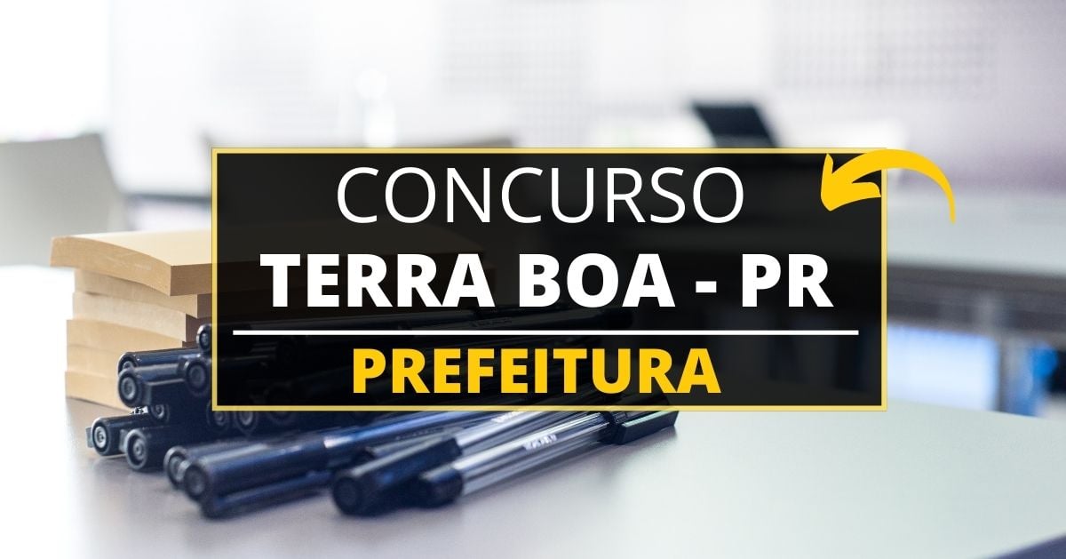 concurso terra boa, concurso prefeitura de terra boa