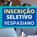 Prefeitura de Vespasiano – MG abre cinco editais de processo seletivo; até R$ 8,9 mil