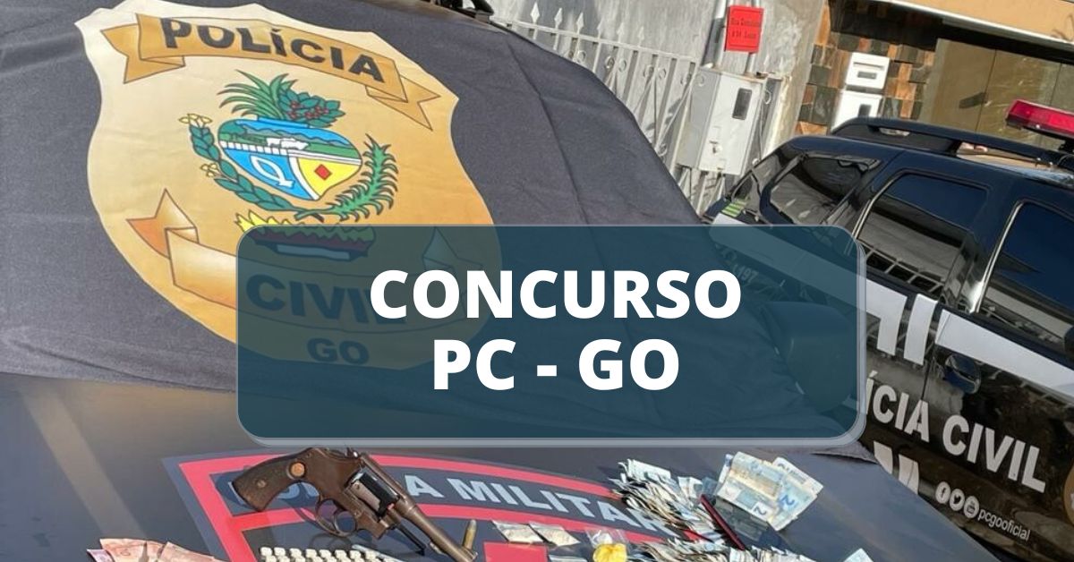 Concurso PC GO: edital com 820 vagas e subsídio de R$ 6,3 mil tem cronograma atualizado