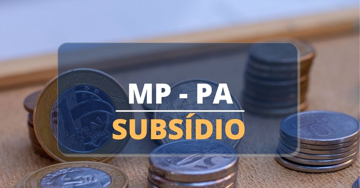 ️Concurso MP PA: subsídio