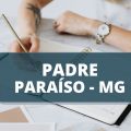 Concurso Câmara de Padre Paraíso – MG: edital e inscrição; confira os cargos