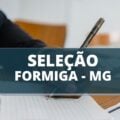 Prefeitura de Formiga – MG anuncia edital de processo seletivo