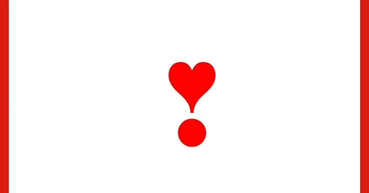 Qual é o verdadeiro simbolismo por trás do emoji de coração com ponto abaixo?