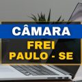 Concurso Câmara Frei Paulo – SE tem edital retificado; até R$ 3 mil