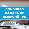 Concurso Câmara de Amaporã – PR: vagas imediatas; até R$ 4,4 mil