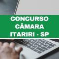 Concurso Câmara de Itariri – SP: vagas imediatas; até R$ 2,9 mil