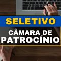 Câmara de Patrocínio – MG abre novo edital de processo seletivo