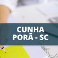 Prefeitura de Cunha Porã – SC retifica edital de processo seletivo; até R$ 6 mil