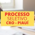 CRO – PI abre processo seletivo com novas vagas em regime celetista