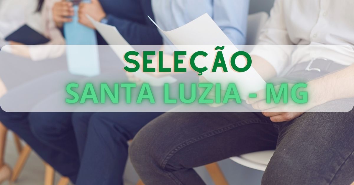 Concurso Prefeitura de Santa Luzia, Processo seletivo Prefeitura de Santa Luzia