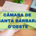 Concurso Câmara de Santa Bárbara d’Oeste – SP: edital retificado; até R$ 13,9 mil