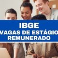 IBGE abre 316 vagas de estágio remunerado em todo o país; até R$ 1,1 mil