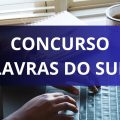 Concurso Lavras do Sul – RS: edital e inscrições; ganhos de até R$ 8,5 MIL