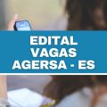 Agersa – ES abre vagas imediatas em edital; até R$ 3,8 mil