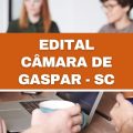 Câmara de Gaspar – SC: edital e inscrições; R$ 3,9 mil mensais