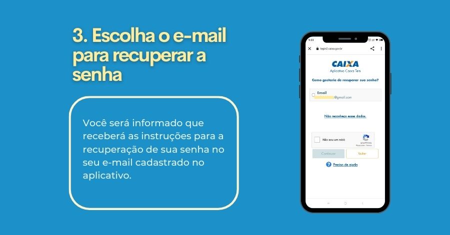 recuperar acesso do caixa tem, regularizar acesso caixa tem pelo e-mail, regularizar acesso caixa tem pelo celular, esqueci a senha do caixa tem e não tenho acesso ao email, troquei de celular como recuperar o caixa tem, entrar no caixa tem, liberar acesso caixa tem, link para redefinir credenciais caixa tem