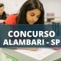 Concurso Prefeitura de Alambari – SP: editais publicados