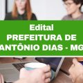 Prefeitura de Antônio Dias – MG: 26 vagas imediatas em edital simplificado