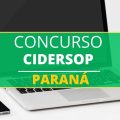 Concurso CIDERSOP – PR: edital e inscrição para novas vagas