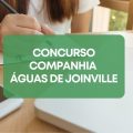 Concurso Companhia Águas de Joinville – SC tem edital publicado; até R$ 8,2 mil