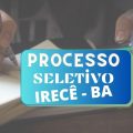 Prefeitura de Irecê – BA publica editais de processo seletivo