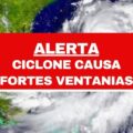 Alerta: ciclone causa ventania nas regiões Sul e Sudeste do país