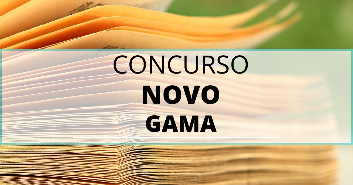 Concurso Prefeitura de Novo Gama, Concurso Novo Gama, Edital Novo Gama
