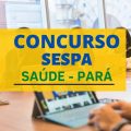 Concurso SESPA: 315 vagas de níveis médio e superior