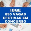 IBGE tem mais de 890 vagas autorizadas para efetivos; até R$ 9 mil