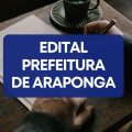 Prefeitura de Araponga – MG abre vagas em processo seletivo retificado